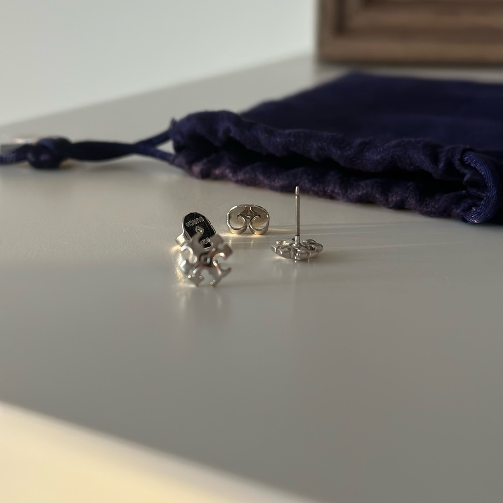 Tory Burch Stud Earrings With Pouch
